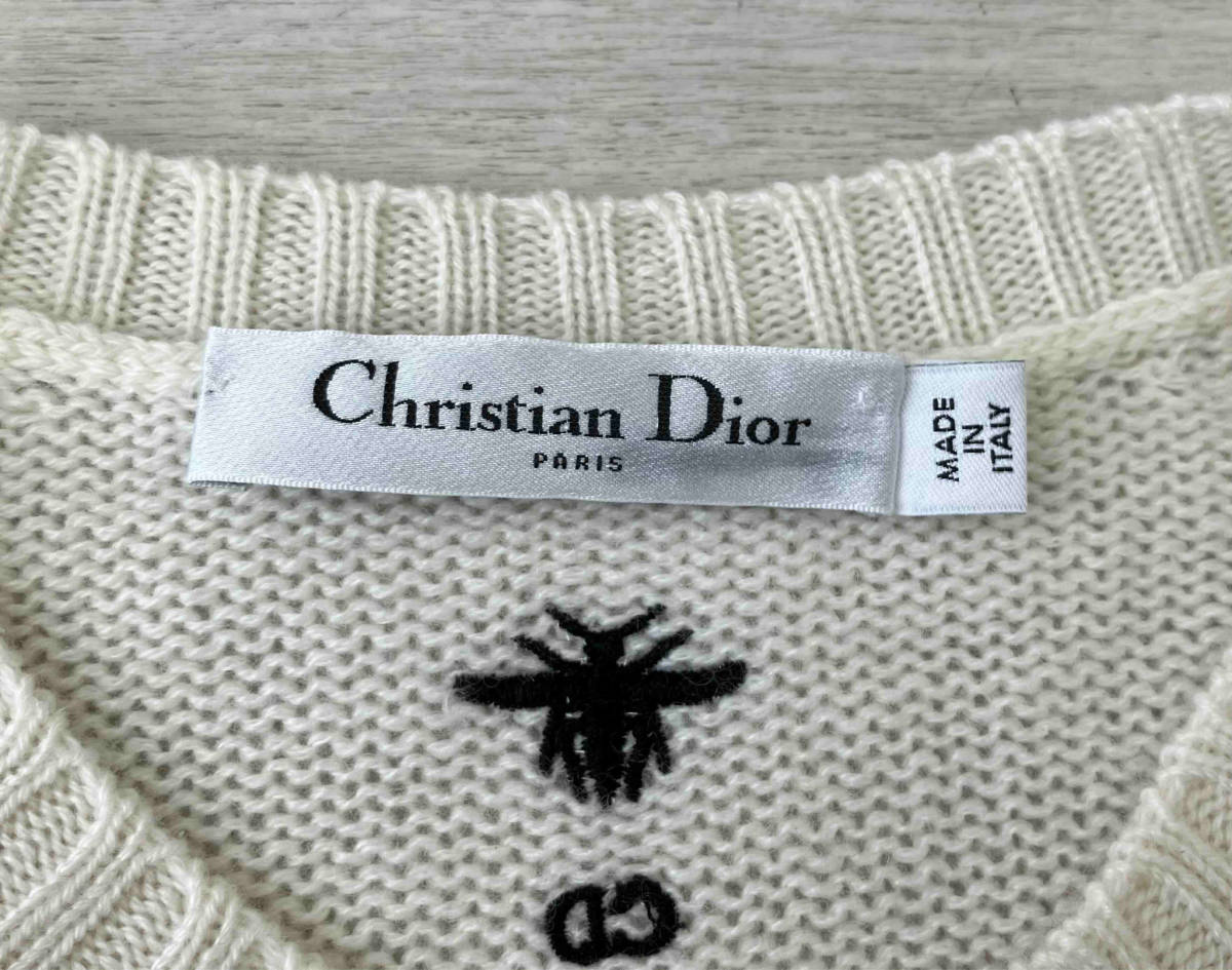 クリスチャン・ディオール Christian Dior 244S57AM029 セーター 星座 ホワイト サイズ42 ニット_画像3