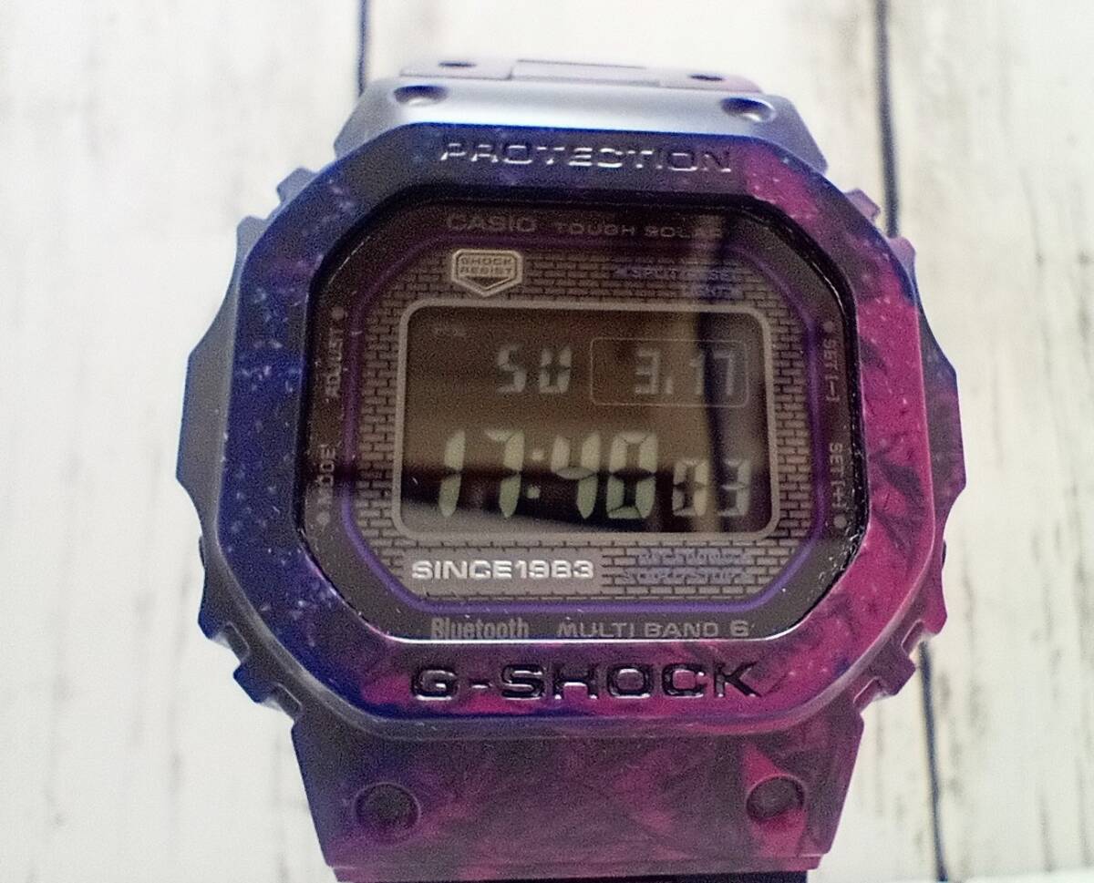 CASIO G-SHOCK GCW-B5000UN-6JR 40周年記念モデル デジタル文字盤 カーボン製 電波ソーラー 腕時計 店舗受取可_画像2