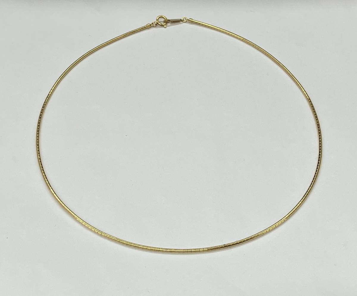 全ての デザインネックレス K18 40cm ネックレス 18金 8.1g イエローゴールド