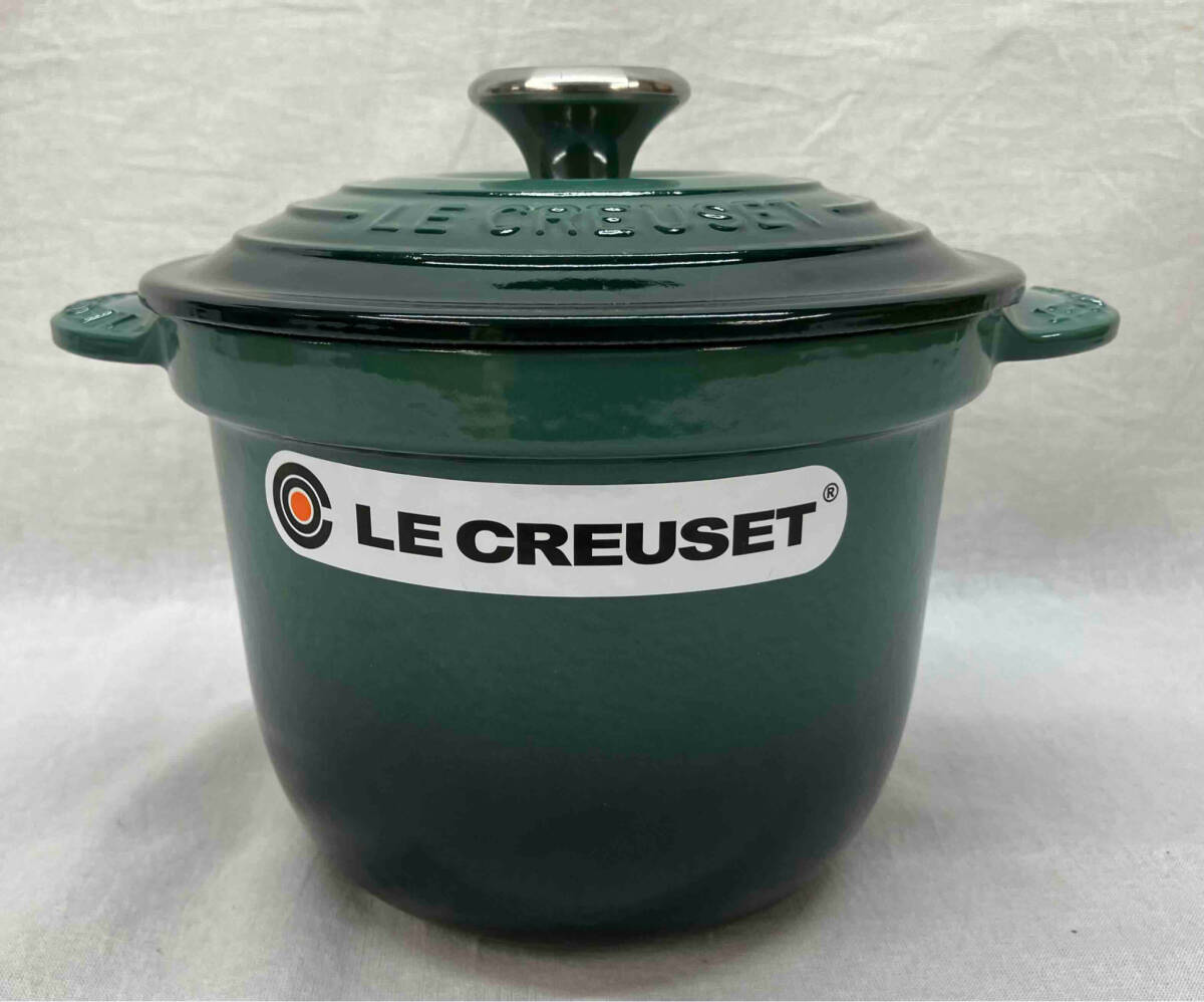 ［箱付］ル・クルーゼ Le Creuset 両手鍋 ココット・エブリィ 18 アーティチョーク インナーリッドセット 調理器具_画像6