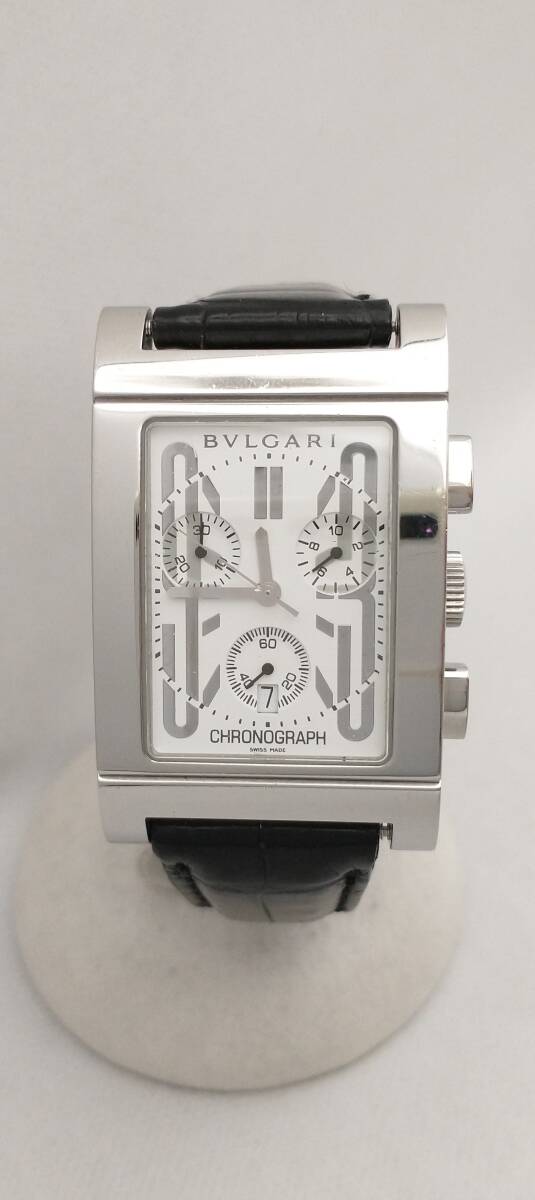 ジャンク BVLGARI ブルガリ／レッタンゴロ RTC49S／L1＊＊＊　時計_画像1