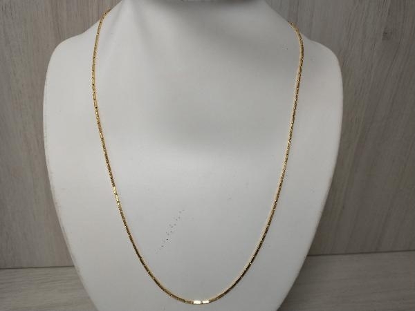 K18ゴールド 全長約59cm 総重量約7.5g ネックレス