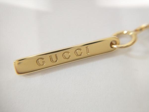 GUCCI グッチ K18 ゴールド 全長約54cm 総重量約5.5g ラリアットネックレス ブランドアクセサリー ネックレス_画像7