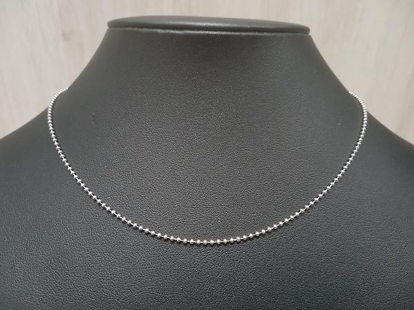 センスのいい お歳暮 【Pt850ボールチェーン】Pt850/40cm/4.2g ネックレス プラチナ