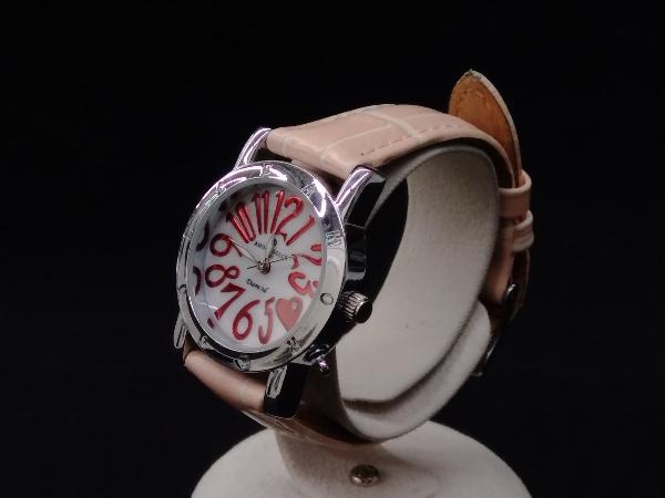 AMORE DOLCE アモーレドルチェ AD12302 アナログ 腕時計 ハート 飾り欠品 ベルト使用感 クォーツ_画像2