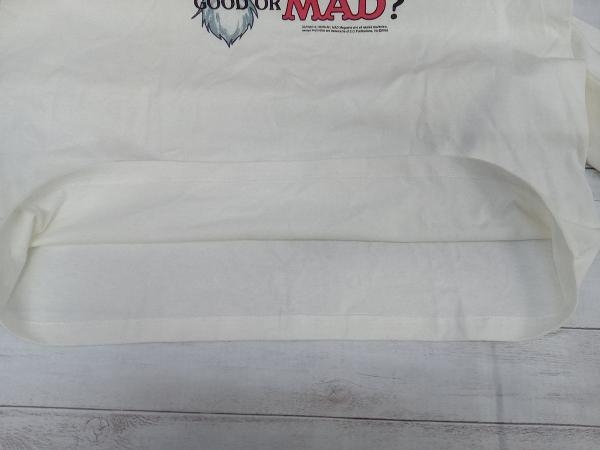 ANDAZIA MAD alfred eneuman Tシャツ 表記サイズL ホワイト_画像6