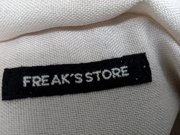 FREAK’S STORE フリークスストア カゴバッグ ハンドバッグ / ベージュ・ブラック_画像7