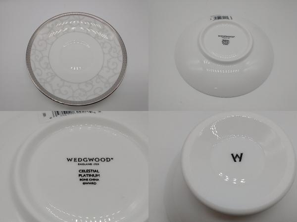 未使用品 WEDGWOOD セレスティアルゴールド セレスティアルプラチナ カップ&ソーサー ペア 金色 銀色 ウエッジウッド ティー コーヒー兼用_画像5