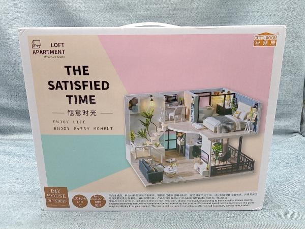 ジャンク CUTE ROOM 智趣屋 LOFT APARTMENT THE SATISFIED TIME ドールハウス 手作りキット(ゆ04-16-07)_画像1