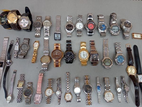 ジャンク 腕時計　まとめ売り　40点　KISTON GIVENCHY CITIZEN SEIKO SWATCH CASIO MARIECLAIRE AGNES-B等_画像1