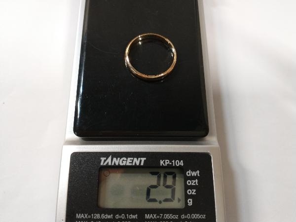 K18ゴールド サイズ約14号 総重量約2.9g リング 指輪の画像5