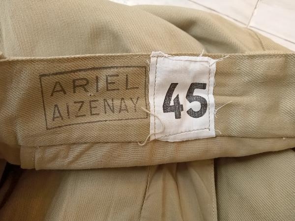 フランス軍 ARIEL AIZENAY M-52 45サイズ ベージュ チノトラウザーズ 綿パン ミリタリー_画像3