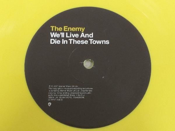 【カラーレコード】The Enemy We'll live and die in these towns 2564698398_画像4