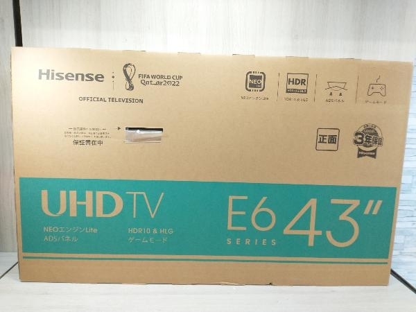 未開封品 未使用品 Hisense 43E6G 液晶テレビ