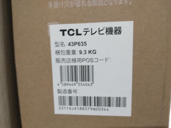 未開封品 未使用品 TCL 43P635 液晶テレビ_画像3