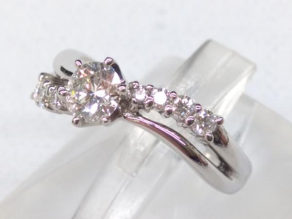 Pt900 プラチナ #12 D0.488 0.198ct 5.84g アクセサリー 指輪 リング ソーティング付き