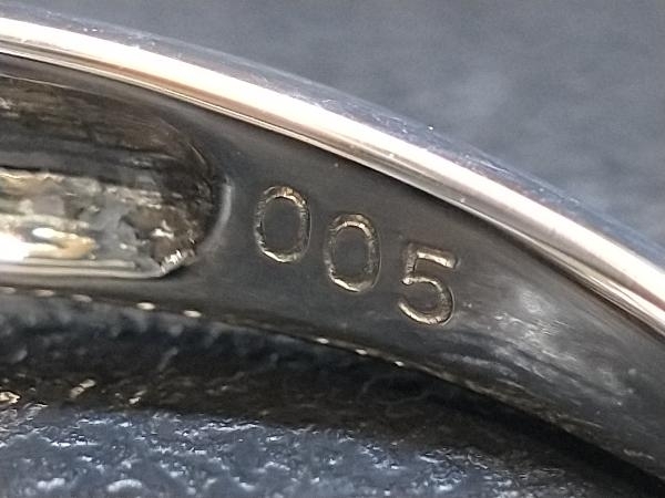 Pt900 ダイヤモンド パールデザイン リング 指輪 プラチナ D0.05ct 3.1g #12 店舗受取可の画像5