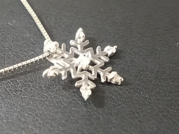 雪の結晶 K10 ／40cm／1.2g ネックレス_画像2