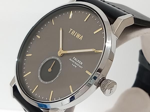 ジャンク TRIWA ファルケン FAST119-CL010112 5気圧 トリワ クォーツ 腕時計_画像5