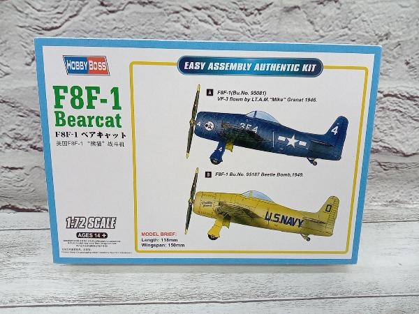 プラモデル ホビーボス 1/72 F8F-1 ベアキャット エアクラフトシリーズ