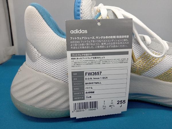 [未使用品] adidas(アディダス) D.O.N.Issue 1 GCA ドン イシュー1 バスケットボールシューズ 25.5cm バスケ ライトブルー FW3657_画像7