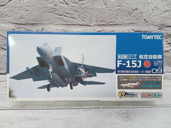 プラモデル トミーテック 1/144 航空自衛隊 F-15J 飛行開発実験団(岐阜基地) UAV塔載機 技MIX 航空機シリーズ [AC09]_画像1