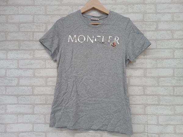 MONCLER モンクレール 胸元ロゴ Tシャツ 半袖Tシャツ グレー メンズ サイズS インポート