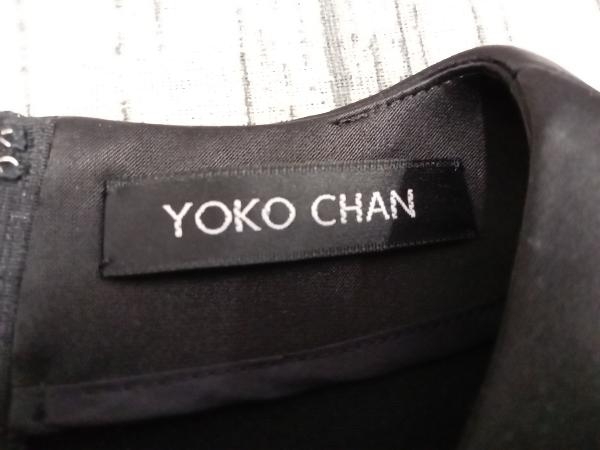YOKO CHAN ヨーコチャン ノースリーブ ワンピース ブラック Sサイズ YCD-414-155 日本製_画像3