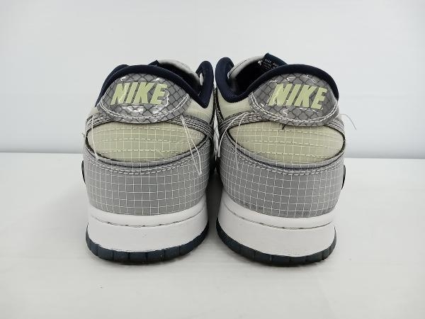 NIKE ナイキ スニーカー DJ9649-401 UNION × Nike Dunk Low 27.5cm グリーン × ネイビー 替えシューレース付き 箱有り_画像4