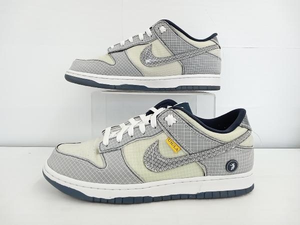 NIKE ナイキ スニーカー DJ9649-401 UNION × Nike Dunk Low 27.5cm グリーン × ネイビー 替えシューレース付き 箱有り_画像5