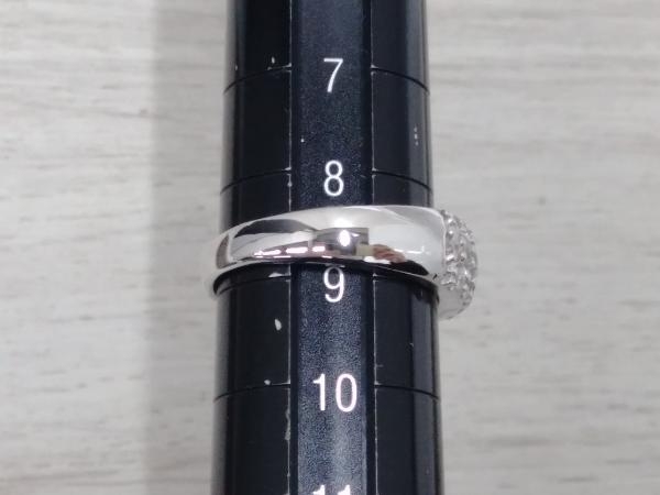 【新品仕上げ済】 K14WG ダイヤモンド 1.0ct リング 約8.5号 3.6g_画像7