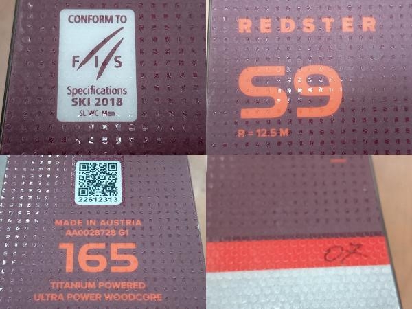 アトミック レッド スター ATOMIC 2022 REDSTAR S9 FIS スキー板 R=12.5M_画像3