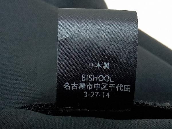 BISHOOL ビシュール ポンチョコート シャツジャケット オーバーサイズ ビッグシルエット ブラック ユニセックス フリーサイズ 日本製_画像5