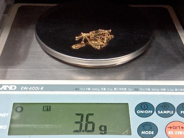 【K18】約40cm 3.6g ネックレス 貴金属 金 ゴールド アクセサリー 中古_画像7