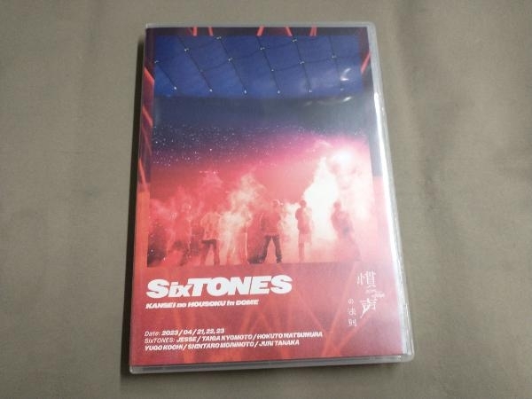 慣声の法則 in DOME(通常版)(Blu-ray Disc) SixTONES_画像1