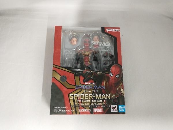 現状品 S.H.Figuarts スパイダーマン[インテグレーテッドスーツ] -《FINAL BATTLE》EDITION- 魂ウェブ商店限定_画像1