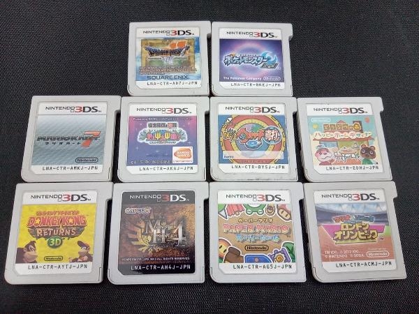 3DS ソフト 10点セット(G3-28)_画像1