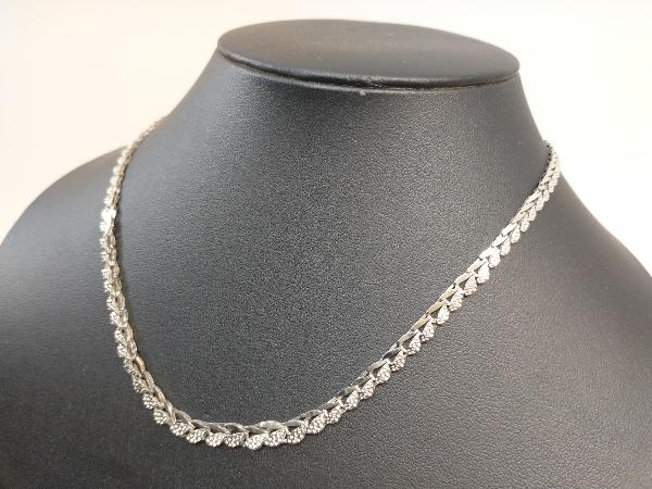 定番のお歳暮&冬ギフトの商品をすべ Pt1000 デザインネックレス 店舗受取可 プラチナ 41cm 9.9g プラチナ