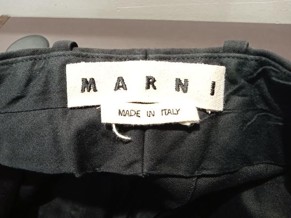 MARNI Cotton Pants 綿パンツ abo0030237 ブラック SIZE 46 マルニ 店舗受取可_画像3