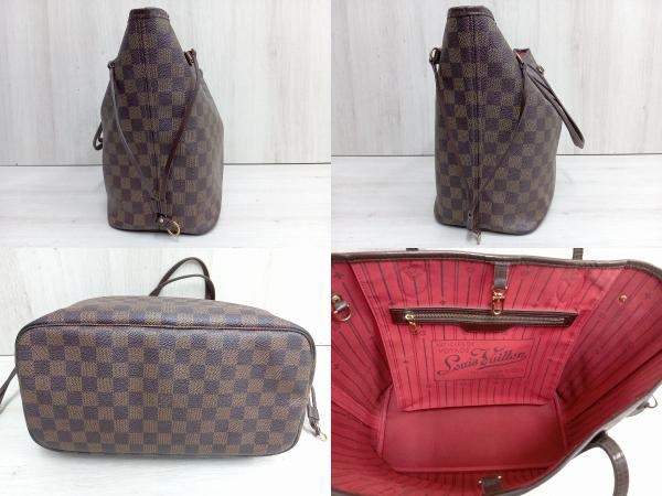 【1円スタート】LOUIS VUITTON ルイ・ヴィトン ダミエ SP3078／ネヴァーフルMM トートバッグ N51105_画像3