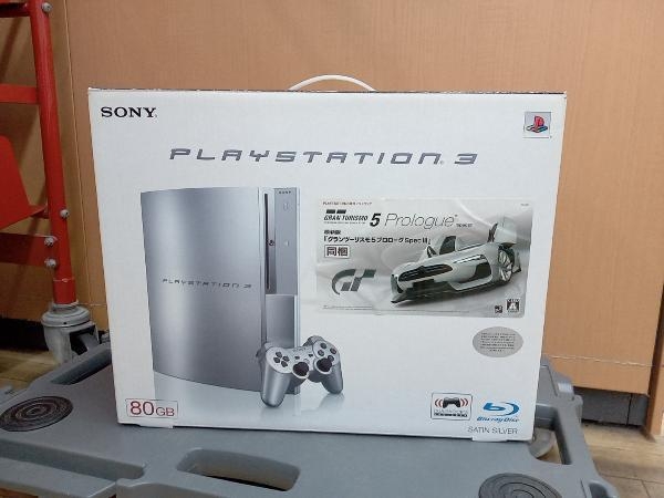 ジャンク 【ディスク出入れに難ありのため】動作確認済 PS3 本体 PlayStation3(80GB):サテンシルバー(CECHL00SS)_画像1