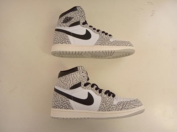 NIKE AIR JORDAN 1 RETRO HIGH OG 'White Cement' ナイキ エアジョーダン 1 レトロハイ OG 'ホワイトセメント' スニーカー DZ5485-052 26cm_画像5