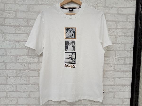 HUGO BOSS BRUCE LEE ヒューゴボス ブルース・リー メンズ XSサイズ ホワイト フォトプリント 半袖Tシャツ クルーネック_画像1