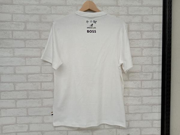HUGO BOSS BRUCE LEE ヒューゴボス ブルース・リー メンズ XSサイズ ホワイト フォトプリント 半袖Tシャツ クルーネック_画像2