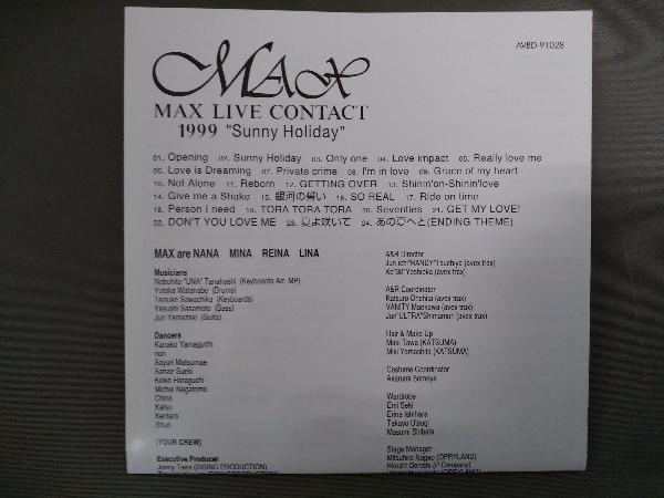 DVD ／ MAX LIVE CONTACT 1999~Sunny Holiday_画像5
