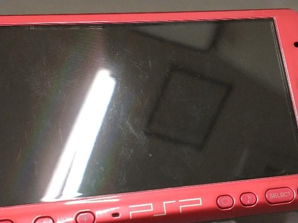 【ジャンク】【 動作未確認】 PSP プレイステーション・ポータブル ラディアント・レッド (PSP3000RR)_画像3