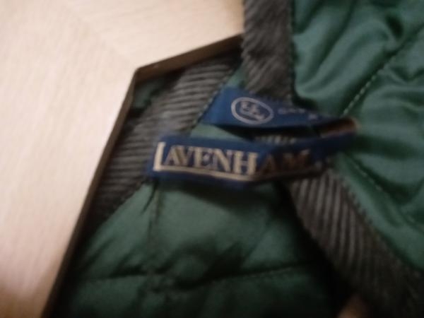 ベスト LAVENHAM QUILTED VESTレーベンハイムＭサイズカラーカーキ 店舗受取可_画像3