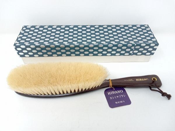  brush. flat .HIRANO common no cashmere brush horse wool 100% accessory pictured thing . overall 