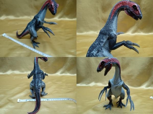 FAVORITE トリケラトプス スピノ・ ブラキオ・ 羽毛ティラノ・アロサウルス＆ Schleich テリジノサウルス 恐竜 フィギュアセット_画像3