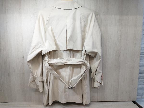 通年 Espeyrac エスペラック シャンブレーショートコート CHAMBRAYSHORTCOAT アウター ボリューム袖 ベージュ F_画像2